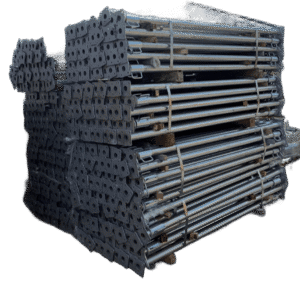 Escoras galvanizadas reforçadas tubo 56 várias medidas